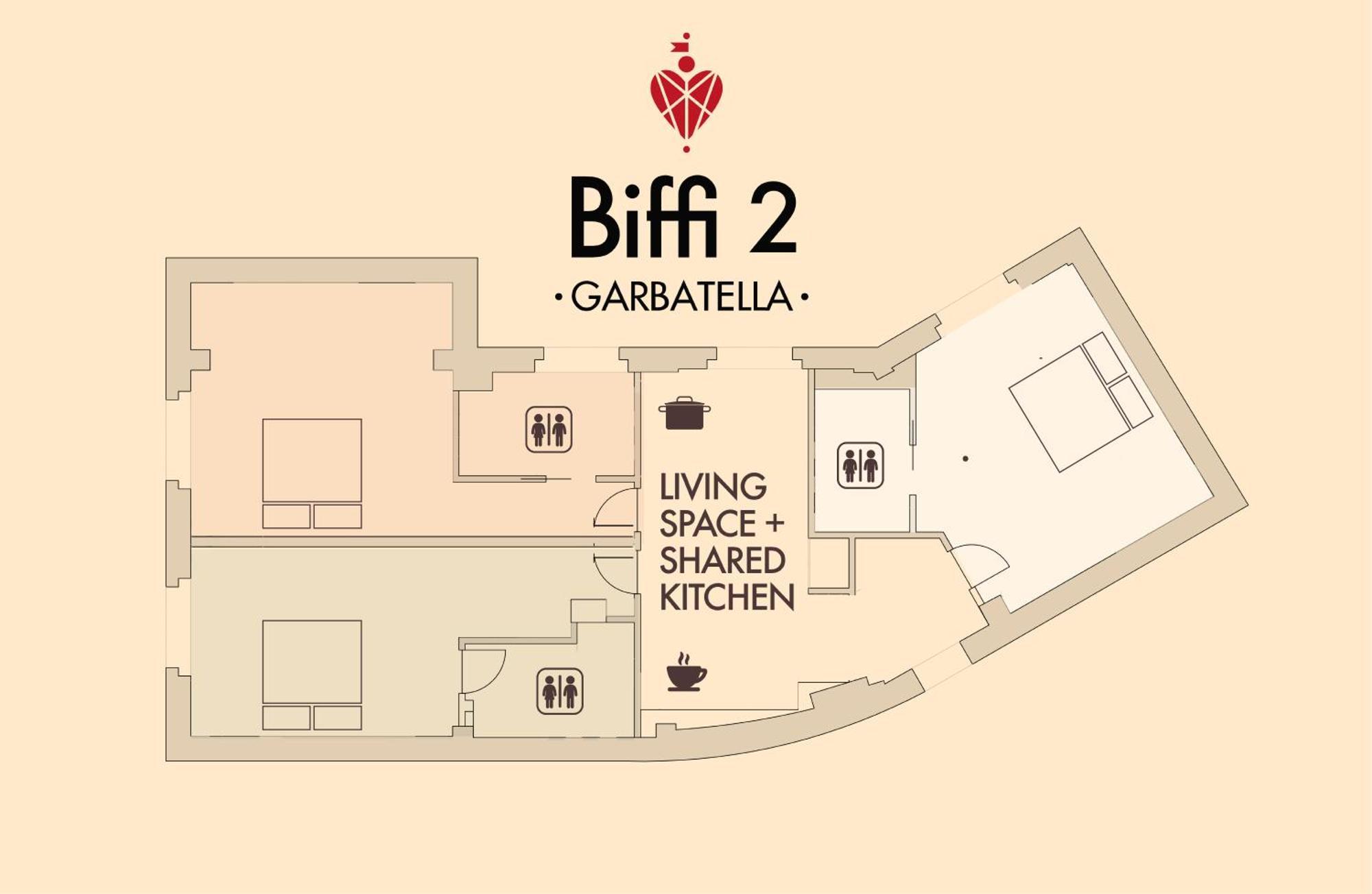 Biffi 2 - Garbatella Rooms Рим Экстерьер фото